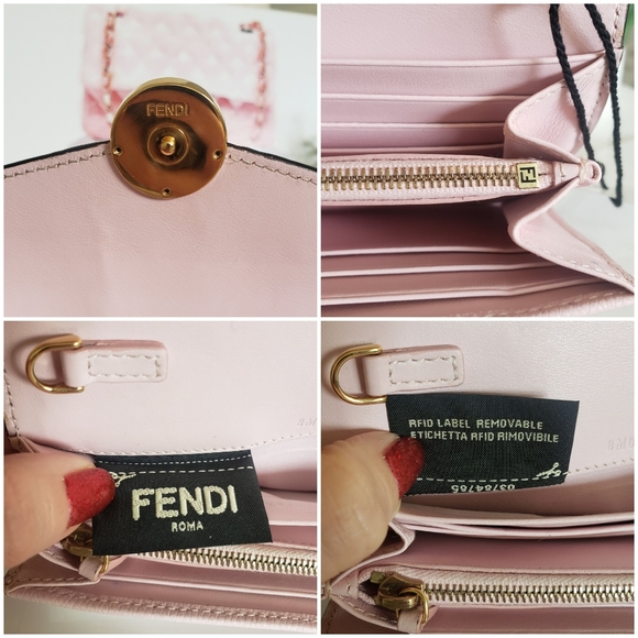 **SOLD** Authentic Pre-owned Fendi F-Is Continental Flap Wallet - Picture 14 of 16
